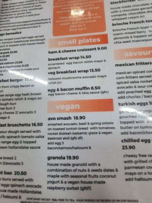 Vegan options at The Junction Cafe in Tannum Sands
