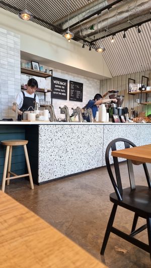 Interior at Origin Coffee Roasters in South East London