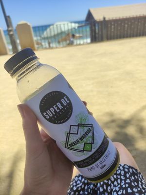 Green warrior at Super Be Juicery in Marbella