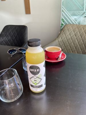 Juice & coffee ☕️  at Super Be Juicery in Marbella