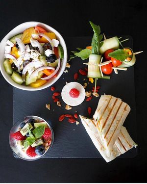 Sunday brunch special  at Super Be Juicery in Marbella