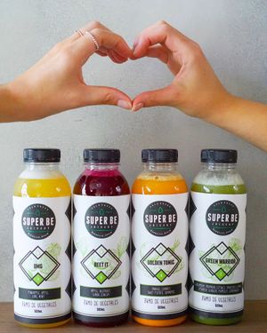 Cold-pressed juices  at Super Be Juicery in Marbella