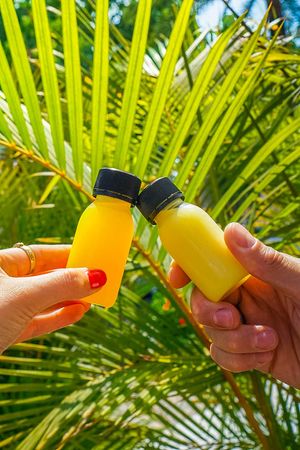 Our wellness shots  at Super Be Juicery in Marbella