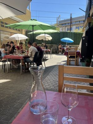 Patio  at Tedone in San Sebastian