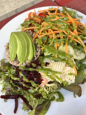Ensalada de trigo sarraceno  at Tedone in San Sebastian