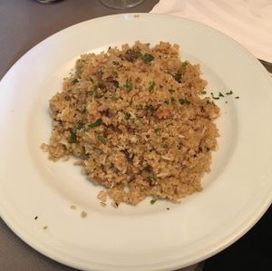 vegan stewed quinoa  at Tedone in San Sebastian