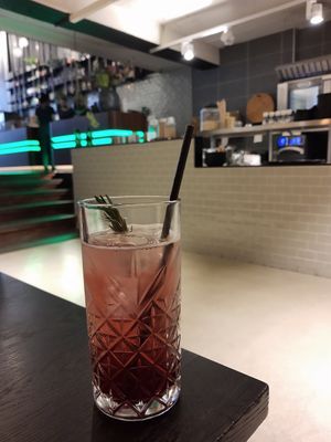 Blueberry soda at Anne&Max in Rotterdam