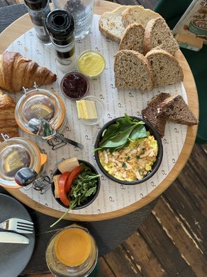 Vegan breakfast  at Anne&Max in Rotterdam