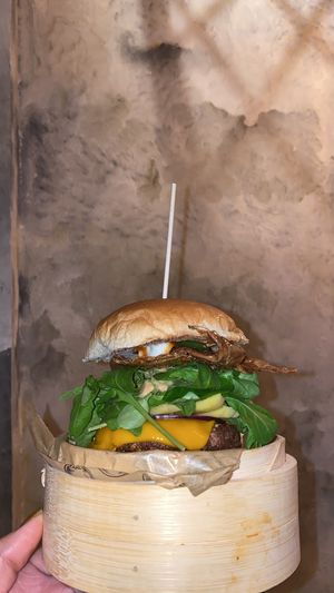 Best burger with vegan bacon 🥓 in kreuzberg at Kiiro Burger in Berlin