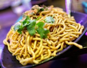 Garlic Butter Noodles at Dragon Gate in Oakland