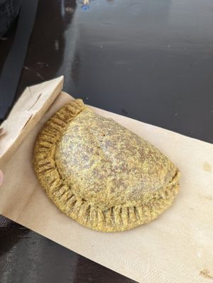 Lentil patty (200jmd) at Bodykure in Port Antonio