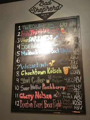 local brews  at Black Sheep in Charleston