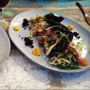 Salad at Burina in Liptovsky Mikulas