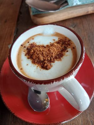 The best coffee we ever had! at Burina in Liptovsky Mikulas