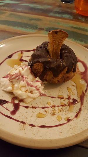 Cake for desert at Burina in Liptovsky Mikulas