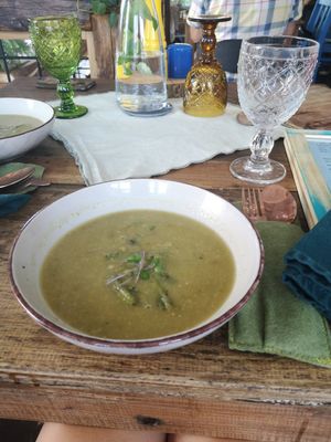 Green bena soup at Burina in Liptovsky Mikulas