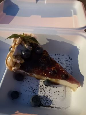 Cheesecake at Burina in Liptovsky Mikulas