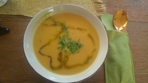 Jablkovy krem s mekvou mnaaam at Burina in Liptovsky Mikulas