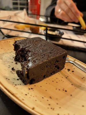 Super duper freaky tasty brownie 😍  at Happy Burger in Istanbul