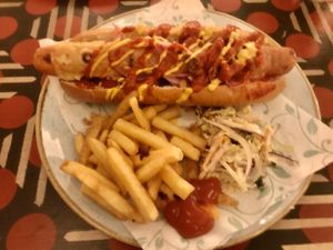 Moving mountains hot dog  at Lounges - Piero Lounge in Nuneaton