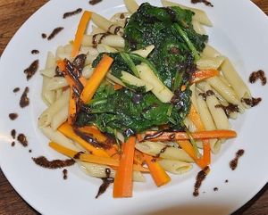 spinah pasta at Bio-Cafe Kieselstein in Potsdam