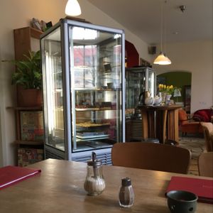 Inside at Bio-Cafe Kieselstein in Potsdam