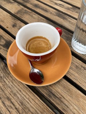 Super espresso   at Bio-Cafe Kieselstein in Potsdam