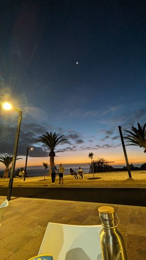 The view! at Zumeria Macedonia Fruit Cafe in Tenerife