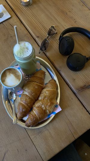 Croissants, Coffe & Iced Matcha  at Bakery Bakery - Breitenrain in Bern