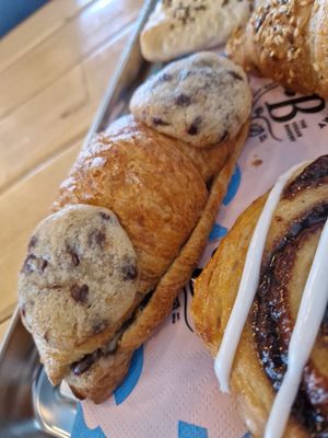 Crookie (Croissant + Cookie + Cookie Dough filling) at Bakery Bakery - Breitenrain in Bern