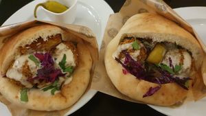 Falafel Pita at Yoya - Klara Food Court in Basel