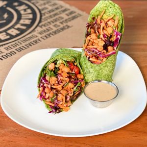 Spiced Chickpea Wrap at ClusterTruck in Kansas City