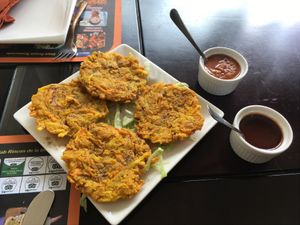 Pakoras at Sher E Punjab in Banos De Agua Santa