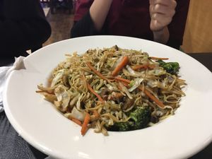 Vegetable Soba at Kanpai Sushi Bar and Fusion in Jackson