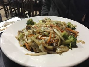 Vegetable Udon at Kanpai Sushi Bar and Fusion in Jackson