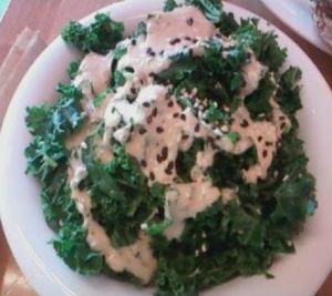Steamin' Kale at Veggie Grill in West Hollywood
