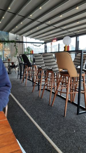 Outdoors sitting area at Brödernas in Stockholm