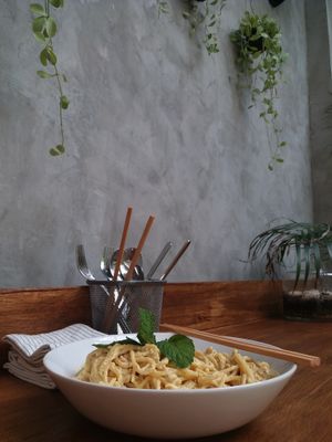Carbonara at Seeds & Sunshine in Bangkok