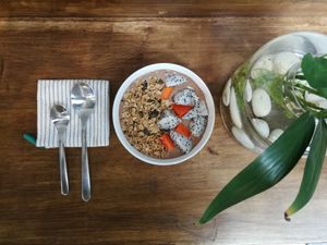 Smoothie Bowl - Nutty Goodness at Seeds & Sunshine in Bangkok