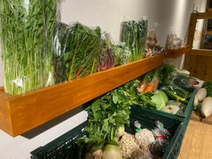 Vegetables at Vegan Store in Tokyo