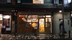 storefront at Vegan Store in Tokyo