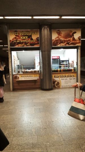 Shop front full view  at  Kürtös in Budapest