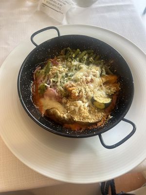 Vegan starter "Cocotte vegane"  at Alla Bella Napoli in Belluno