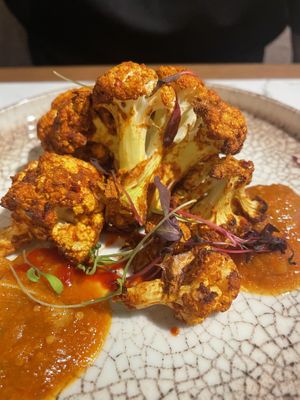 Bang bang cauliflower   at Don Paddy's in Oakham
