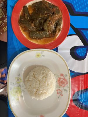 eggplant curry 🫶🏾❤️☺️  at Nong Bee's Burmese Restaurant & Library in Chiang Mai