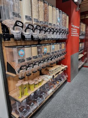 dispensers at Naturalia - Rue Philippe in Luxembourg City