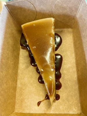 Miso caramel cheesecake at Chez Malachy - Preorder only in Brussels