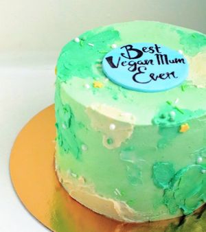 Chocolate pear & cardamom - baby shower celebration cake at Chez Malachy - Preorder only in Brussels