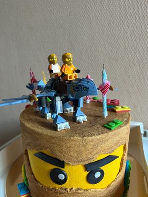 Incredible cake for my son's 5th birthday. It's now the third year we order a cake from Malachy. We are never disappointed. It's always beautiful and delicious!  at Chez Malachy - Preorder only in Brussels