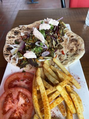 Shawarma  at El Boquetillo in Frigiliana